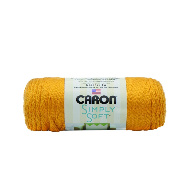 Bulk Buy: Caron Simply Soft Yarn Solids (3-Pack) Gold H97003-9782